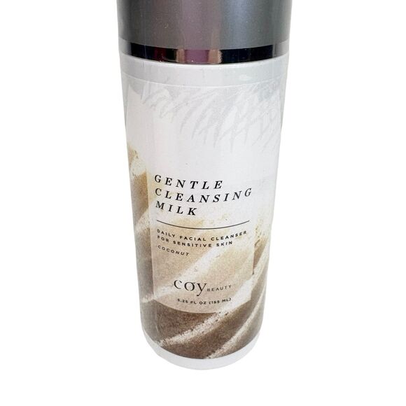 Coy Beauty Gentle Cleansing Milk Facial Cleanser | Coconut 5.25oz | NEW/Sealed - Picture 2 of 5
